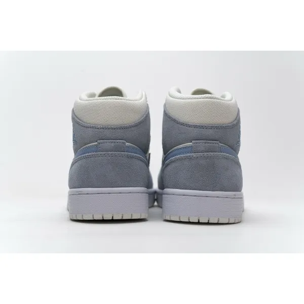 GET Air Jordan 1 Mid Mixed Textures Blue