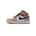 GET Air Jordan 1 Mid Pink Quartz (GS)