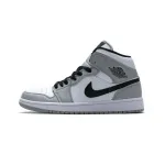GET Air Jordan 1 Mid Light Smoke Grey
