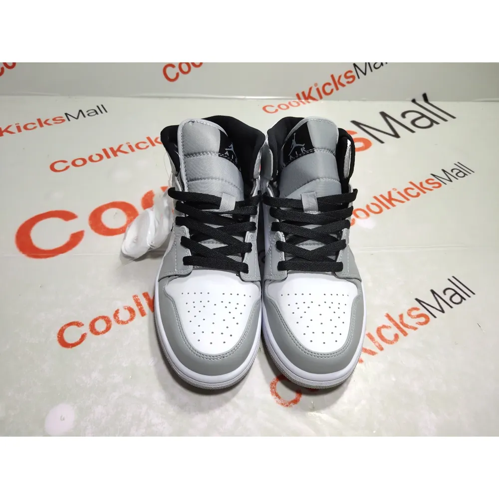 Coolkicks | GET Air Jordan 1 Mid Light Smoke Grey,554724-092