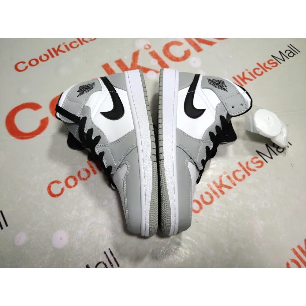 Coolkicks | GET Air Jordan 1 Mid Light Smoke Grey,554724-092