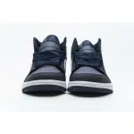 GET Air Jordan 1 Mid Obsidian Sanded Purple