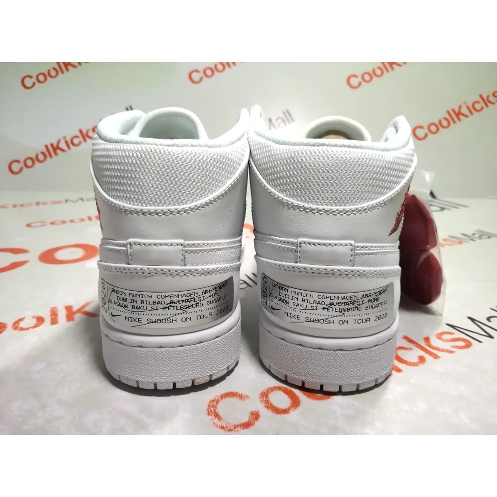 Coolkicks GET Air Jordan 1 Mid SE Swoosh On Tour (2020),CW7589-100