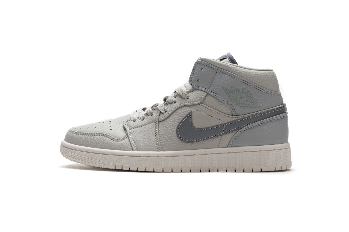 GET Air Jordan 1 Mid Light Bone