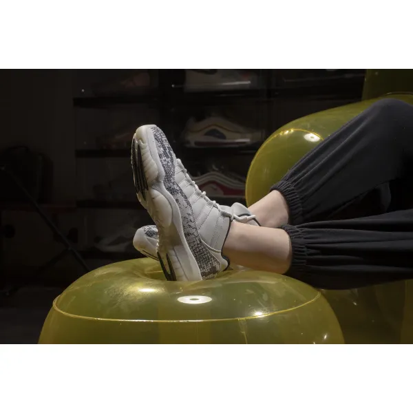 PK GOD Air Jordan 11 Retro Low Snake Light Bone