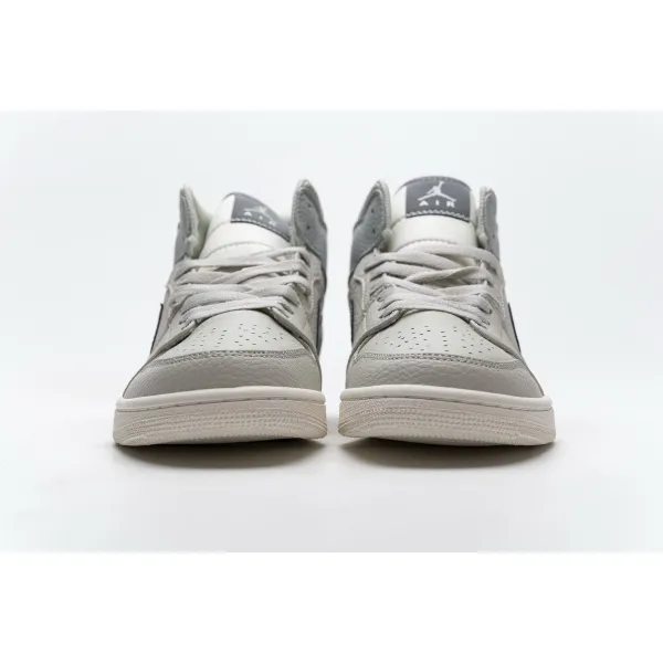GET Air Jordan 1 Mid Light Bone