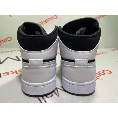 Coolkicks GET Air Jordan 1 Mid White Black,554724-113 02