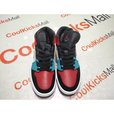 Coolkicks GET Air Jordan 1 Mid Bred Multi-Color,554724-125 02