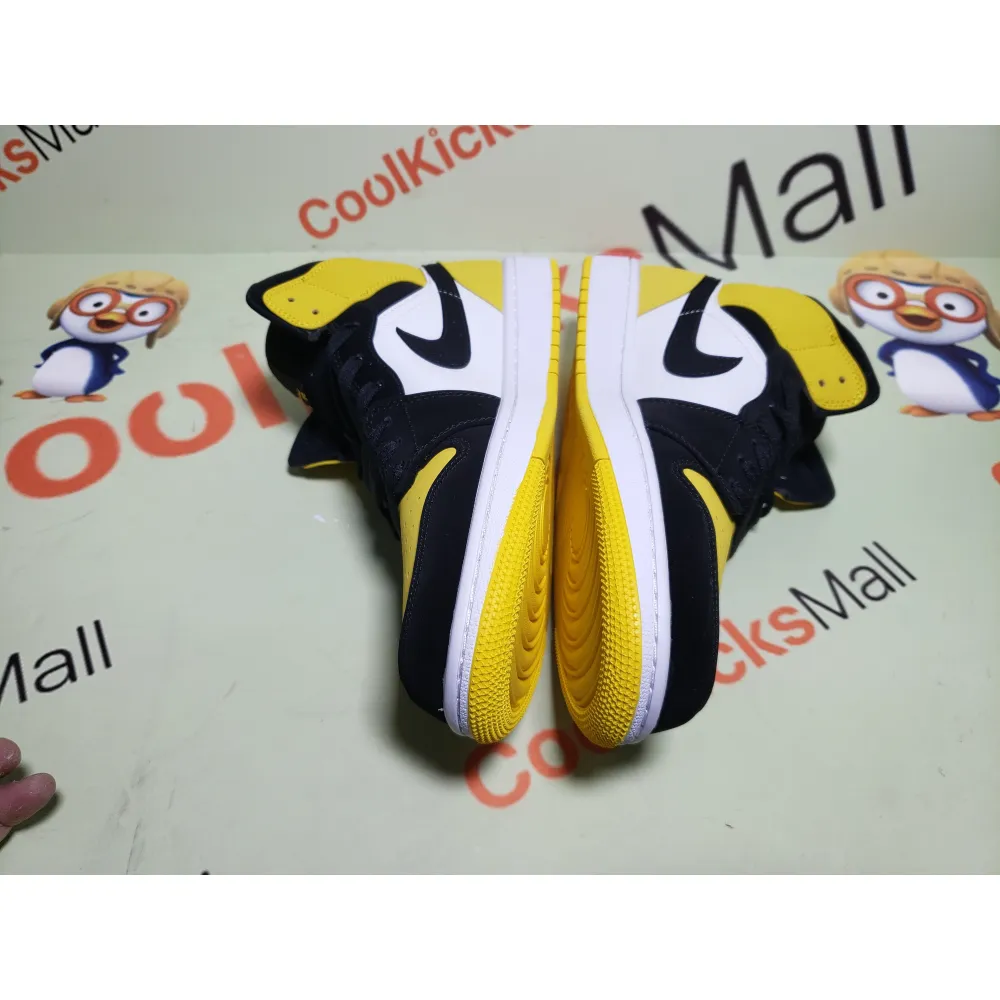 Coolkicks GET Air Jordan 1 Mid Yellow Toe Black,852542-071