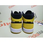Coolkicks GET Air Jordan 1 Mid Yellow Toe Black,852542-071