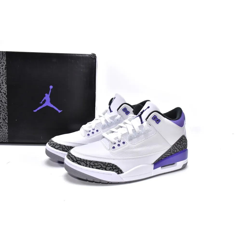 Cool Kicks | PKGoden Air Jordan 3 Retro Dark Iris,CT8532-105  