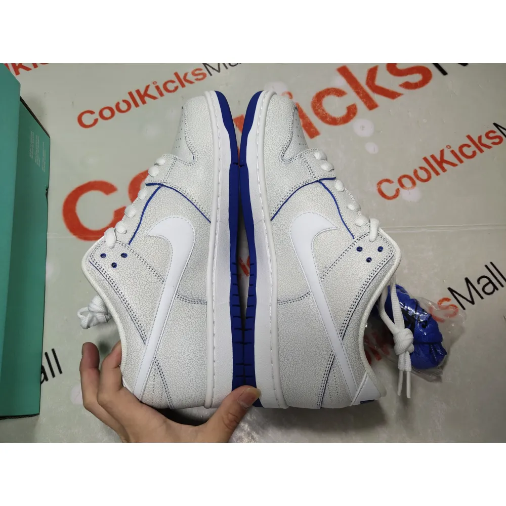 Coolkicks PKGoden SB Dunk Low Premium White Game Royal,CJ6884-100