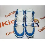 Coolkicks PKGoden Air Jordan 1 Retro High Off-White University Blue,AQ0818-148