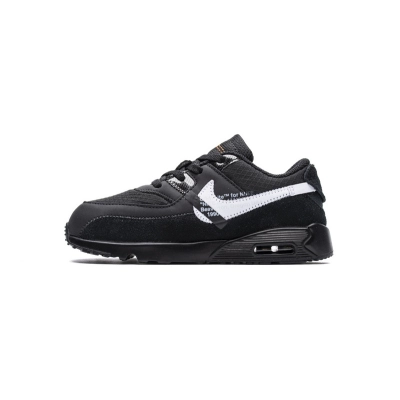 great reps Replica Air Max 90 OFF-WHITE Black White (TD), BV0852-001 01