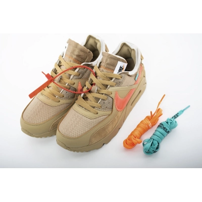 great reps Replica Air Max 90 OFF-WHITE Desert Ore, AA7293-200 02