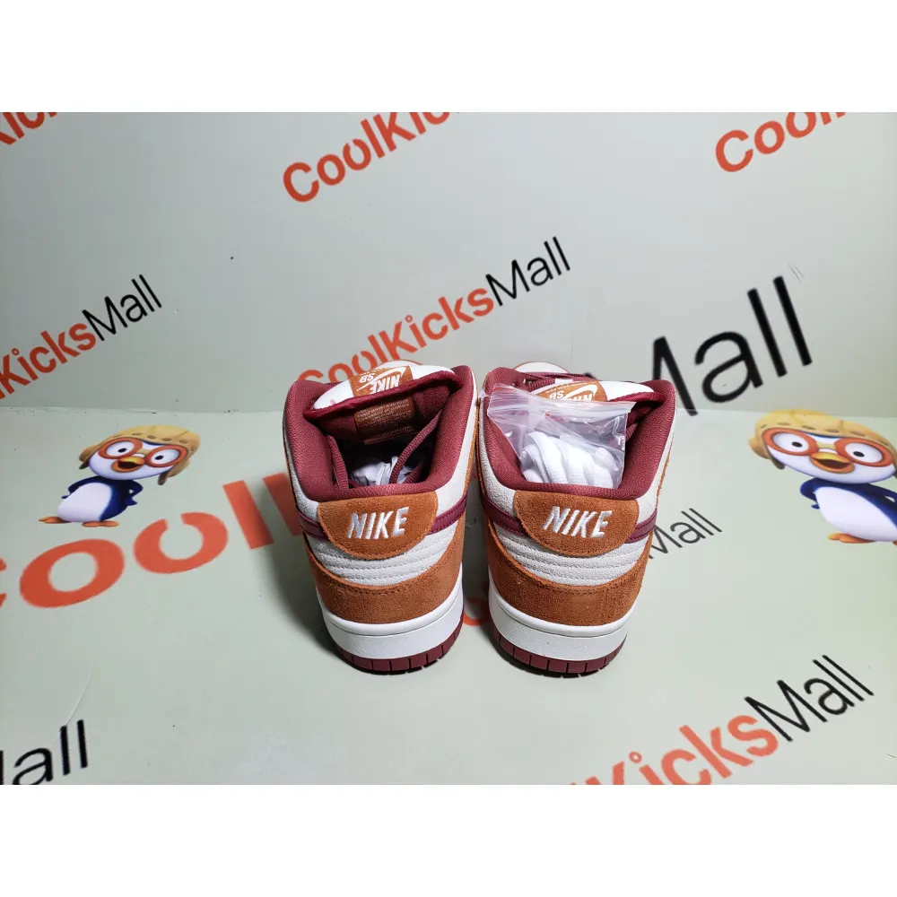Coolkicks PKGoden SB Dunk Low Pro Dark Russet Cedar,BQ6817-202