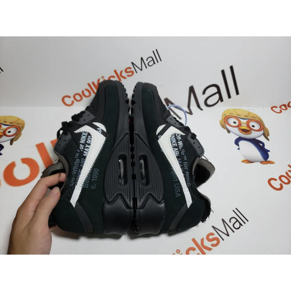 Coolkicks PKGoden Air Max 90 OFF-WHITE Black,AA7293-001