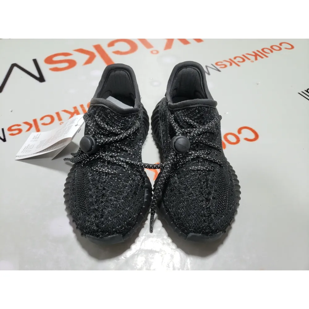  cool kids shoes | G5 Yeezy Boost 350 V2 Black Reflective(kids),FU9007