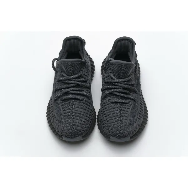 BootsMastersLin Yeezy Boost 350 V2 Black (Kids) (Non-Reflective)