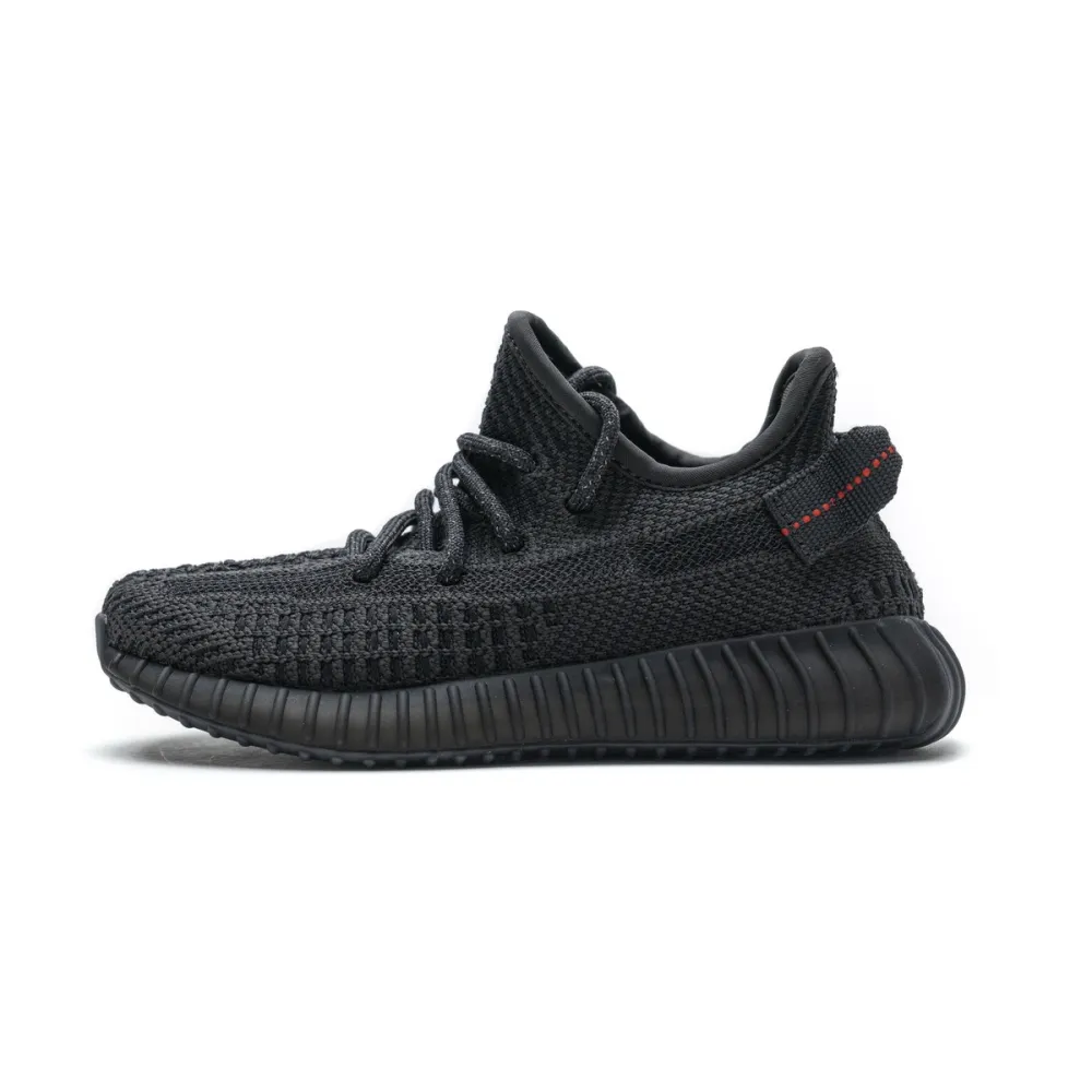 BootsMastersLin Yeezy Boost 350 V2 Black (Kids) (Non-Reflective)