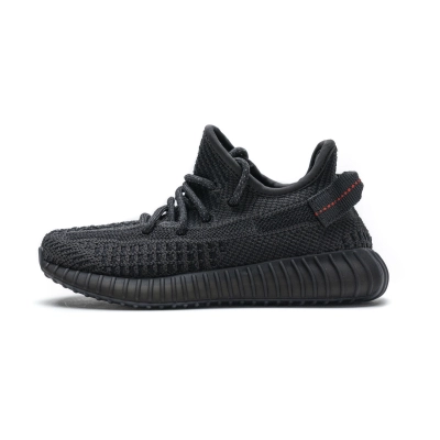  cool kids shoes |G5 Yeezy Boost 350 V2 Black (Kids) (Non-Reflective)，FU9013 02