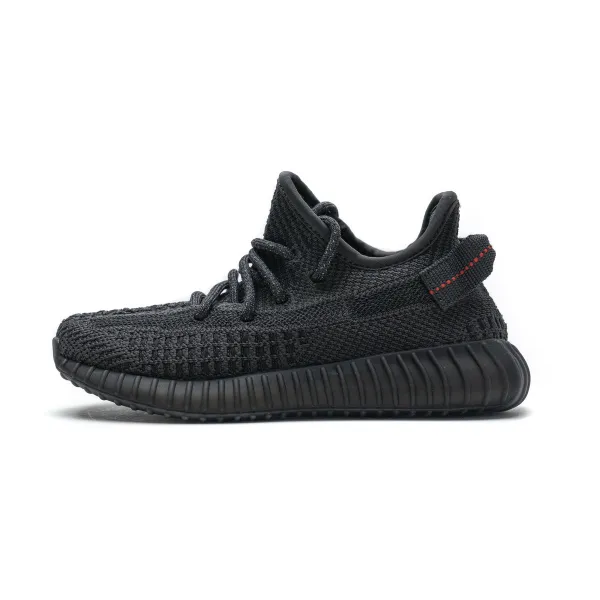 BootsMastersLin Yeezy Boost 350 V2 Black (Kids) (Non-Reflective)