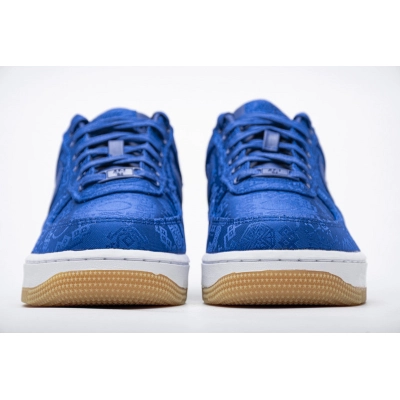 Coolkicks PKGoden Air Force 1 Low CLOT Blue Silk,CJ5290-400 02