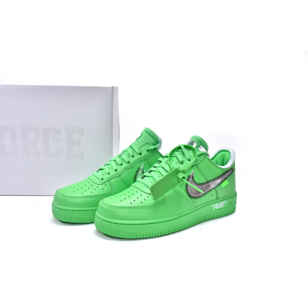 Cool Kicks | PKGoden Air Force 1 Low Off-White Light Green Spark,DX1419-300