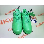 Cool Kicks | PKGoden Air Force 1 Low Off-White Light Green Spark,DX1419-300