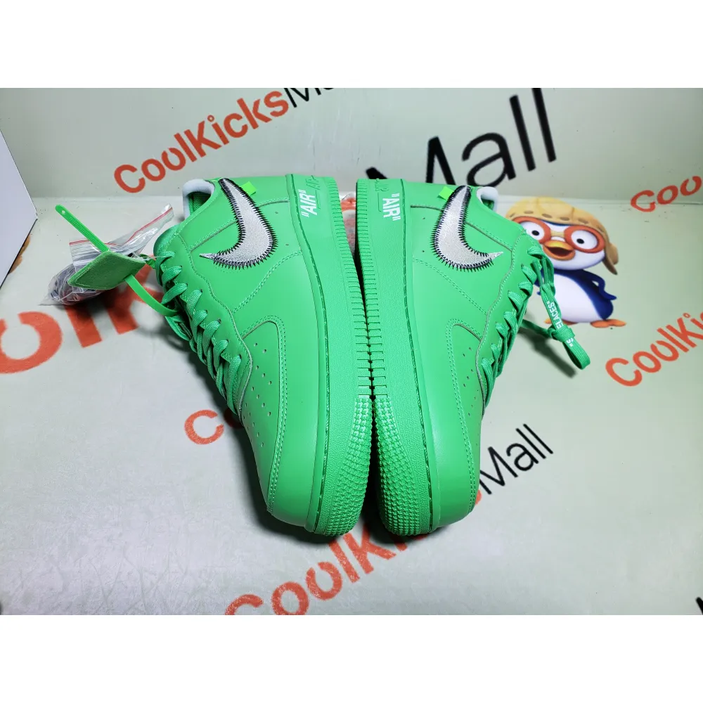 Cool Kicks | PKGoden Air Force 1 Low Off-White Light Green Spark,DX1419-300