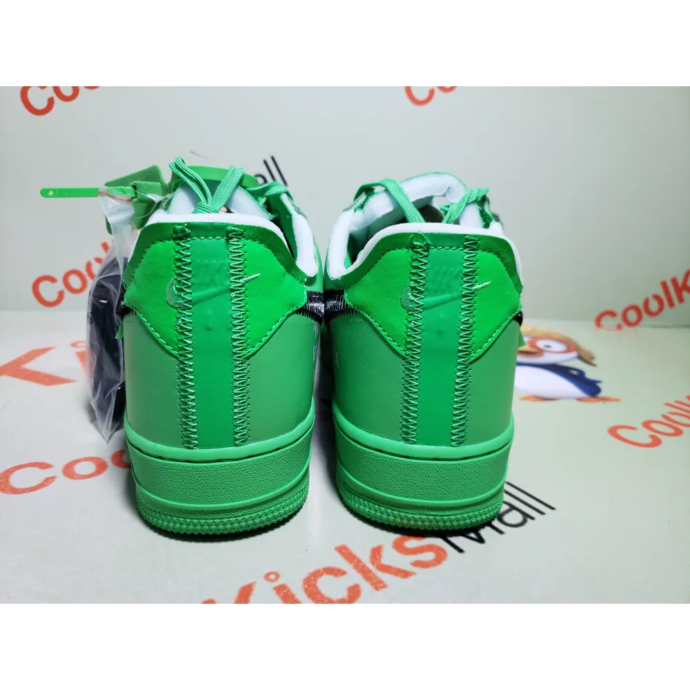 Cool Kicks | PKGoden Air Force 1 Low Off-White Light Green Spark,DX1419-300