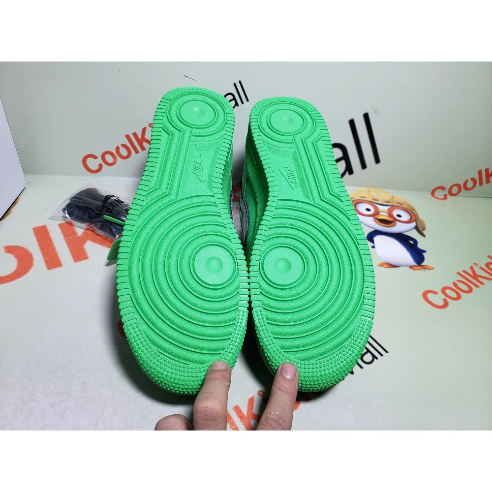 Cool Kicks | PKGoden Air Force 1 Low Off-White Light Green Spark,DX1419-300