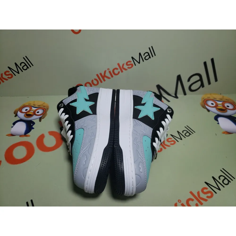 G5 A Bathing Ape Bape Sta Low Grey Black, 1H70-191-002