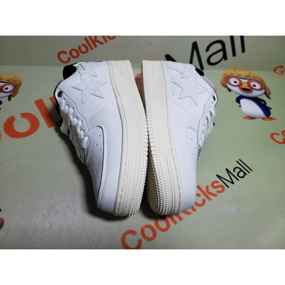 G5 A Bathing Ape Bape Sta Low White Black, 1H70-191-022
