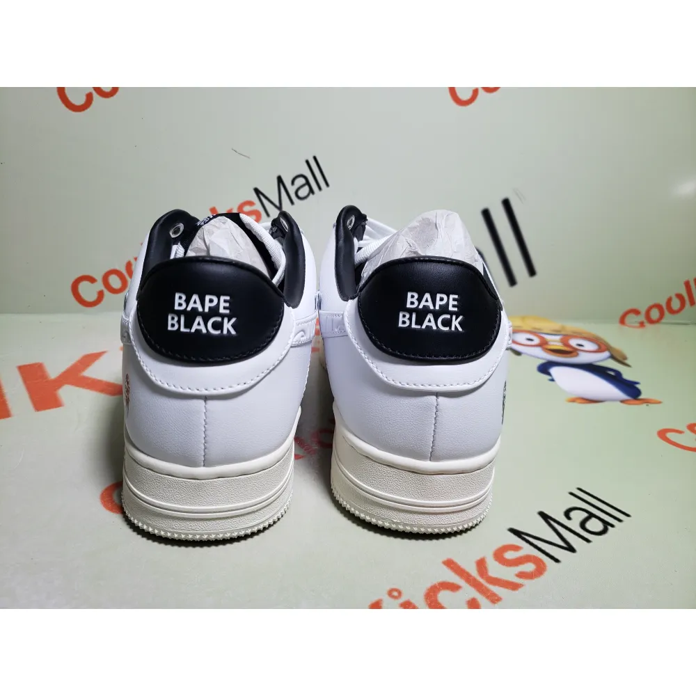 G5 A Bathing Ape Bape Sta Low White Black, 1H70-191-022