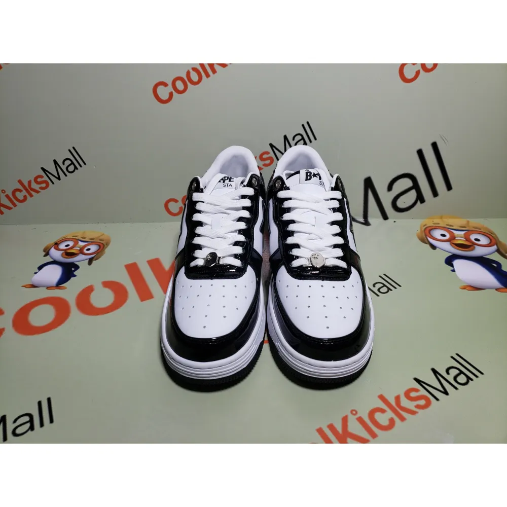 G5 A Bathing Ape Bape Sta Low Black White, 1H70-191-001