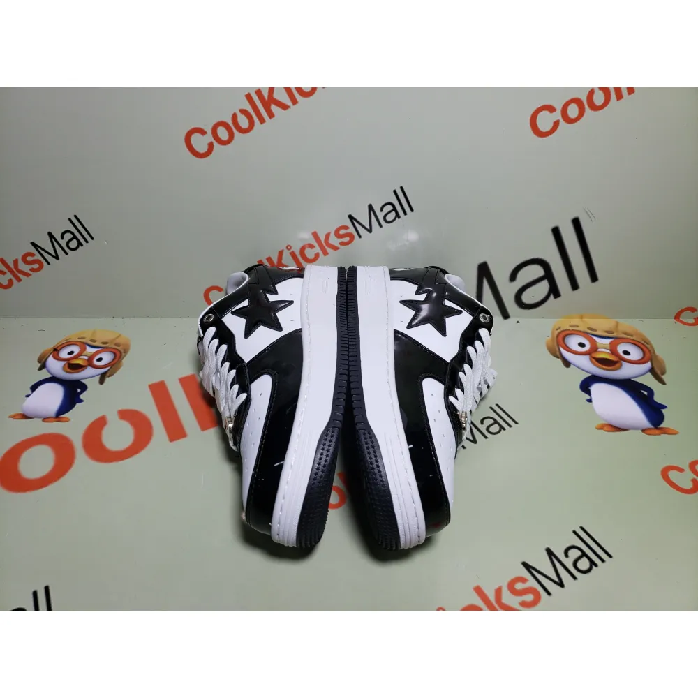 G5 A Bathing Ape Bape Sta Low Black White, 1H70-191-001