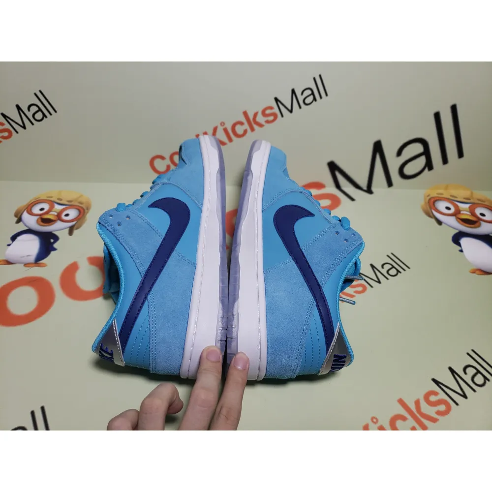 Coolkicks PKGoden SB Dunk Low Pro Blue Fury,BQ6817-400