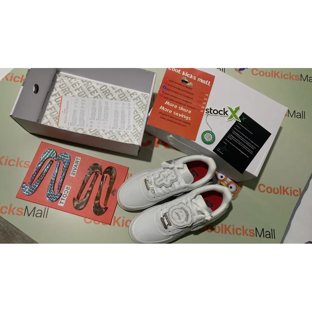 Cool Kicks |  PKGoden Air Force 1 Low Travis Scott Sail,AQ4211-101