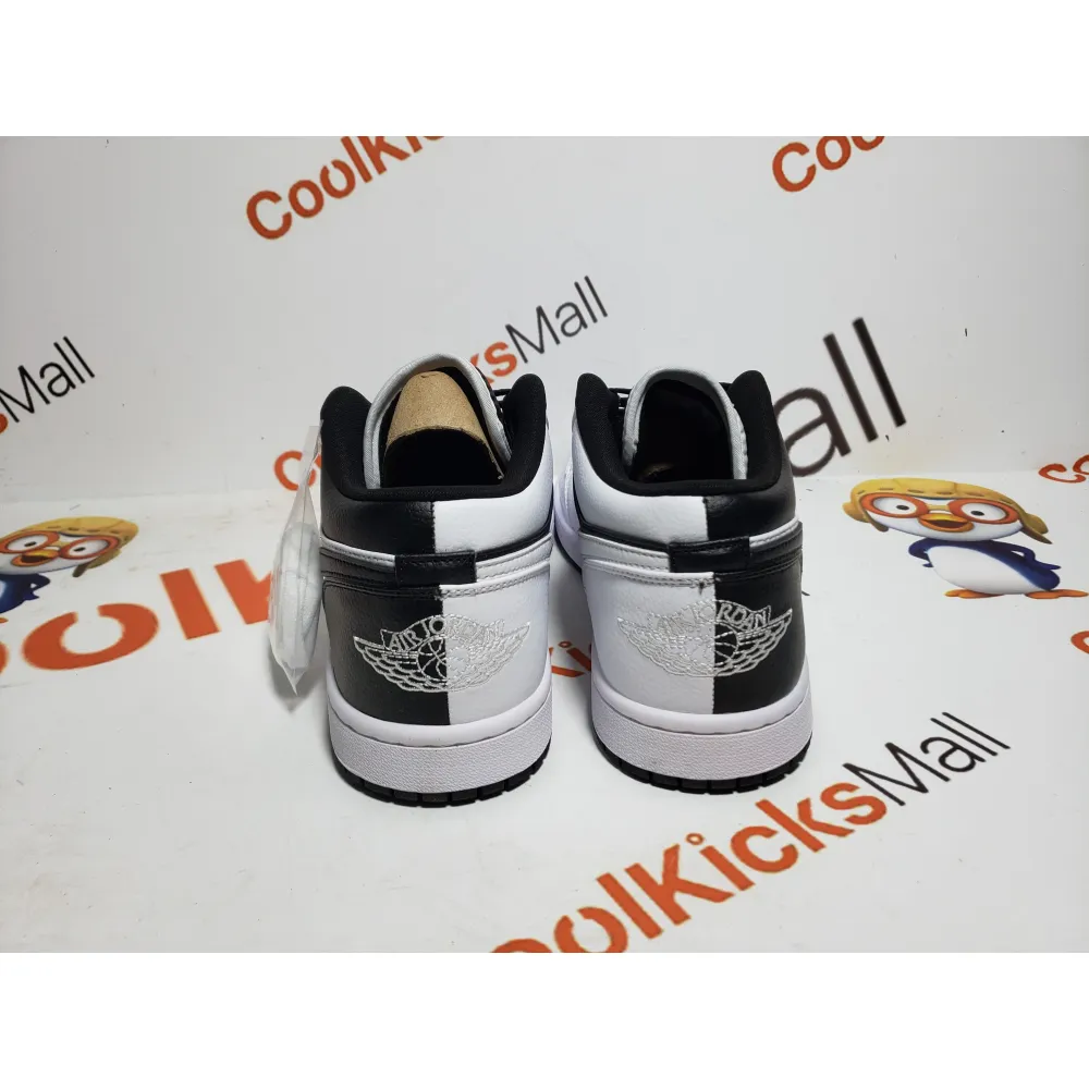 GET Air Jordan 1 Low Split Black White, DR0502-101