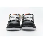 PK GOD SB Dunk Low Raygun Tie-Dye Black