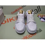 Coolkicks G5 Air Jordan 1 Low White Metallic Gold (W),CZ4776-100
