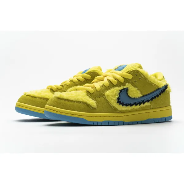 PK GOD SB Dunk Low Grateful Dead Bears Opti Yellow