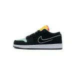 Coolkicks G5 Air Jordan 1 Low Black Aurora Green Laser Orange, CK3022-013