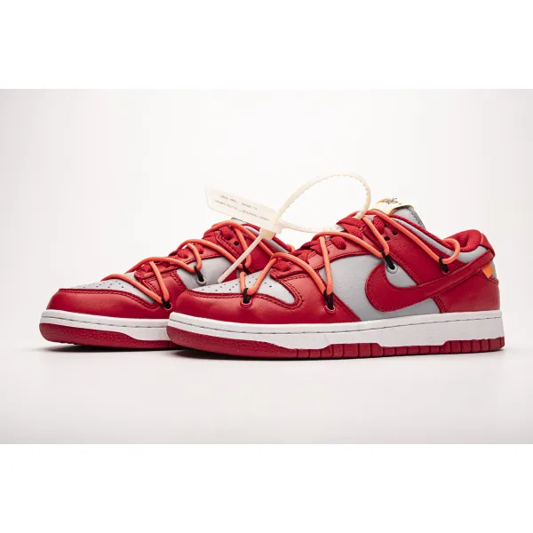 PK GOD Dunk Low Off-White University Red