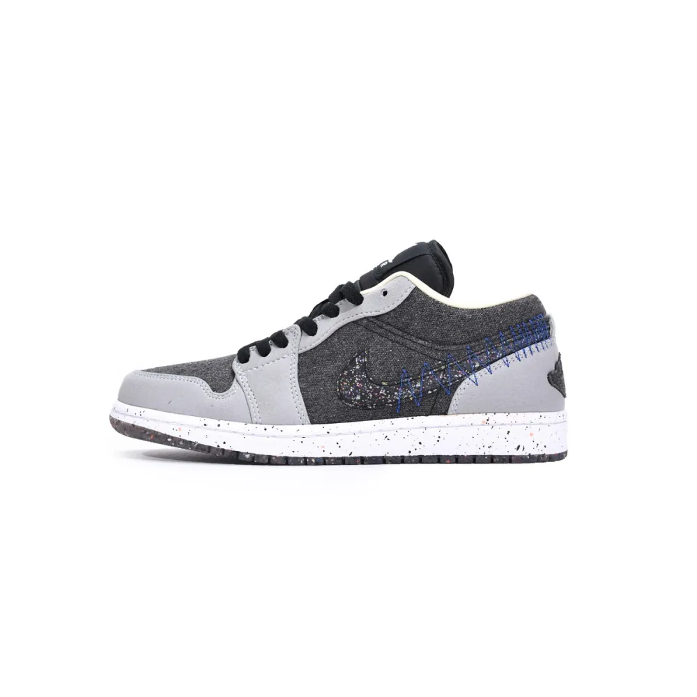 Coolkicks G5 Air Jordan 1 Low SE Crater Black Grey,DM4657-001