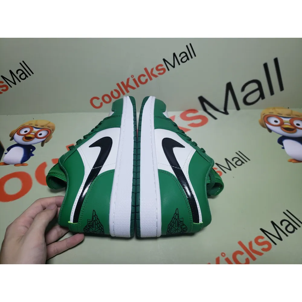 Coolkicks G5 Air Jordan 1 Low Pine Green,553558-301