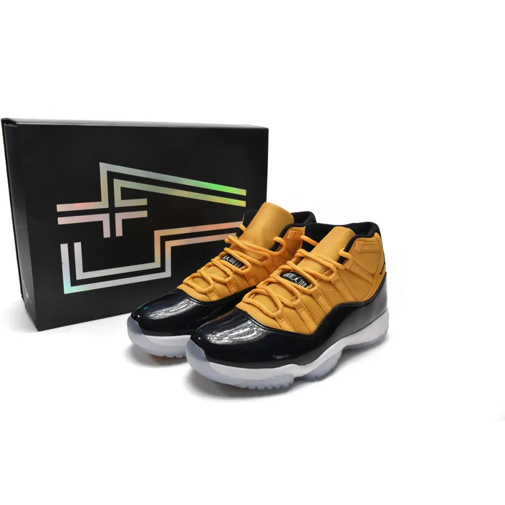 Coolkicks | PKGoden Air Jordan 11 Retro Black Yellow ,CT8012-118