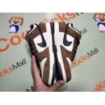 Coolkicks PKGoden SB Dunk Low White Black Trail End Brown 304292-102