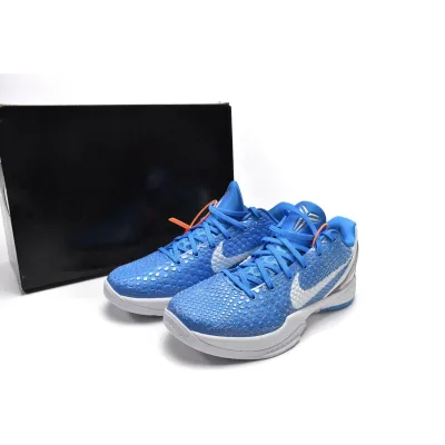 Cool Kicks | PKGoden Zoom Kobe VI TB North Carolina blue, 454142-004 01